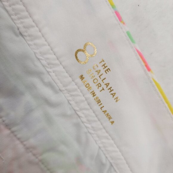 LILLY PULITZER The Callahan Shorts Colorful 100% Cotton Size 8 - Picture 3 of 5